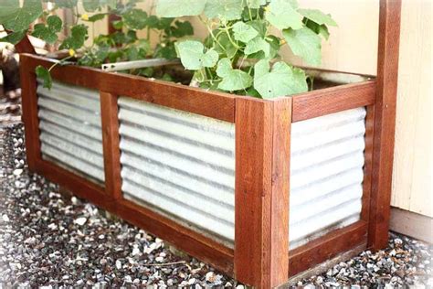 how to make a metal planter box|diy planter box for beginners.